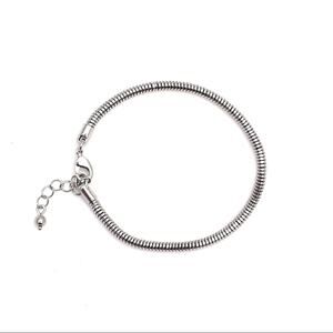 Chain bracelet silver color